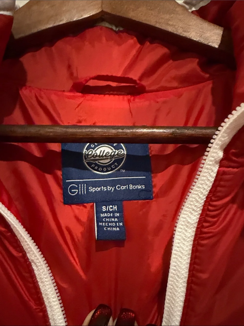 Men's Rust and Gray Quarter-Zip Performance Jacket